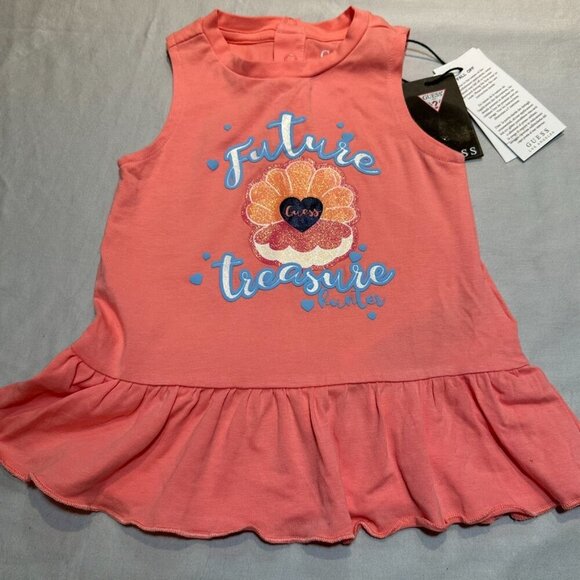 Guess - NWT - sleeveless baby summer dress. Size 12 months - Picture 1 of 4
